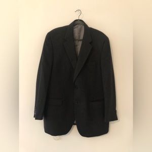 Neiman Marcus cashmere coat, gray, EUC